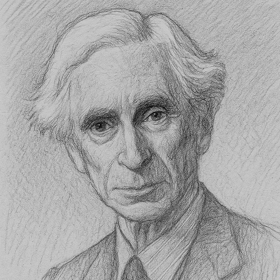 Bertrand Russell portrait